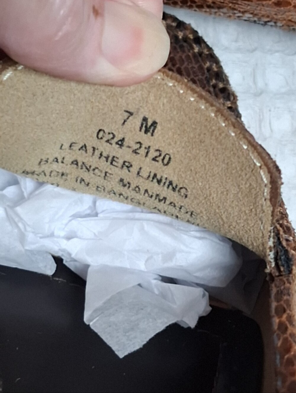 Liz Claiborne Womens Brown/Tan Faux Snakeskin Loafer/Mocassin Size 7 - Picture 10 of 12